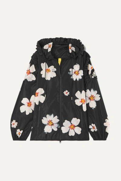 Moncler Genius Black 4 Moncler Simone Rocha Snow Flower Hooded Jacket