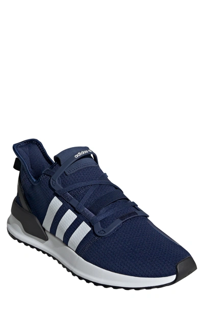 brecha Paja Triatleta Adidas Originals U-path Run Sneaker In Dark Blue/ White | ModeSens