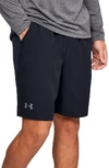 Under Armour Qualifier Technical Athletic Shorts In Black