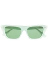 Acne Studios Tinted Sunglasses In Grün