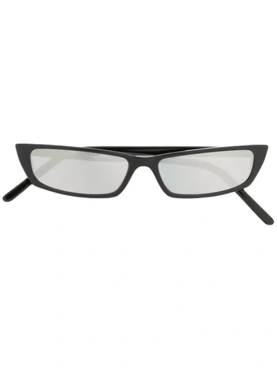 Acne Studios Verspiegelte Brille In Schwarz