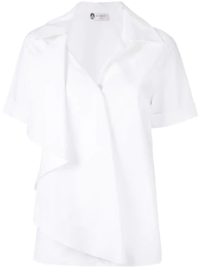 Lanvin Layered Detail Shirt In White