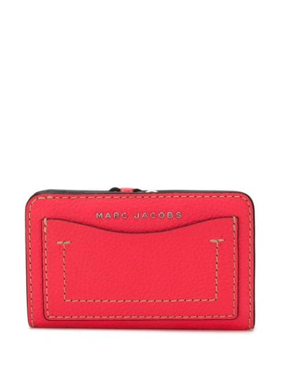Marc Jacobs The Grind Compact Wallet In Pink