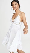 Free People Intimately Fp Adella Frilled Chemise In White