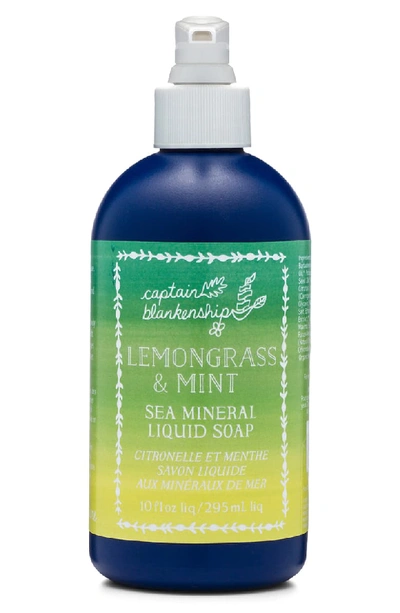 Captain Blankenship Captain Blankenshop Sea Mineral Liquid Soap In Lemongrass/ Mint
