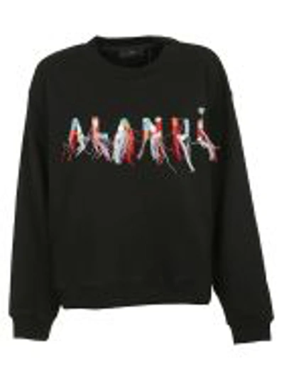 Alanui Embroidered Logo Sweater In Black Mult