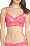 B.tempt'd By Wacoal 'lace Kiss' Bralette In Peacock Pink