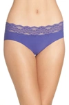 B.tempt'd By Wacoal B.bare Hipster Panties In Navy Blue