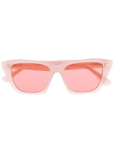 Acne Studios Ingridh Cat Eye Sunglasses In Pink