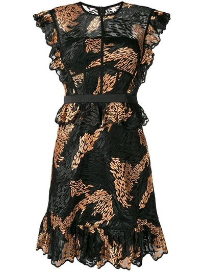 Three Floor Love Fern Dress In Black