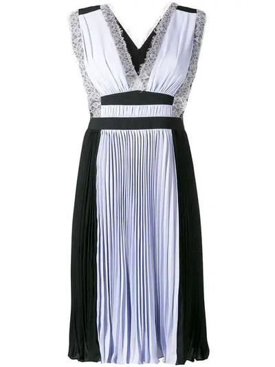 Three Floor Sky High Pleated Dress In Black