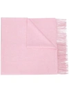 N•peal Woven Shawl Scarf In Pink