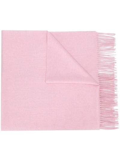 N•peal Woven Shawl Scarf In Pink