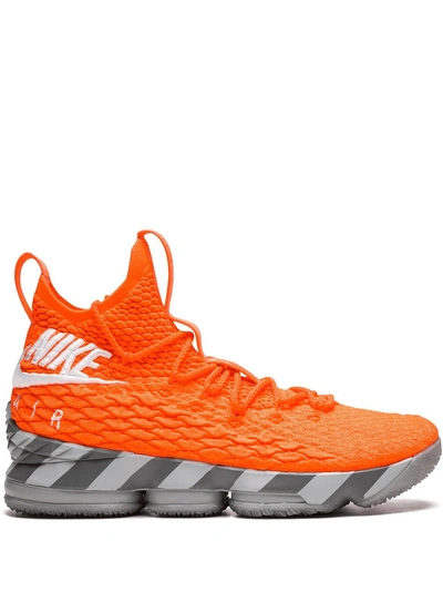 Nike Lebron Xv Ks2a Sneakers In Orange