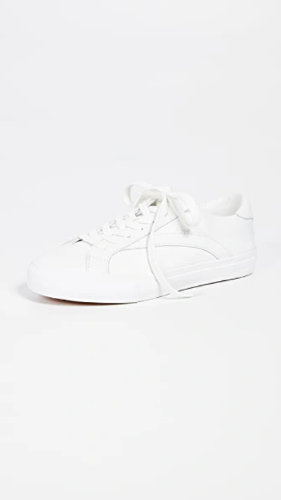 Madewell Sidewalk Low-top Sneakers In Pale Parchment