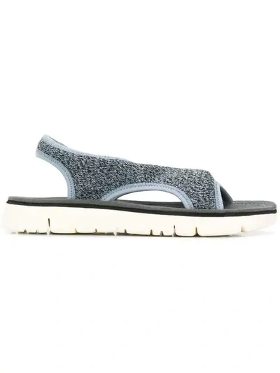 Camper Oruga Slingback Sandals In Blue & Grey