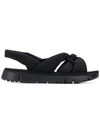 Camper Oruga Sandals  In Black