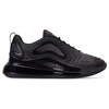 Nike Women's Air Max 720 Running Shoes, Black - Size 10.0