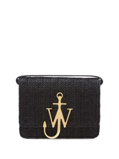 Jw Anderson Anchor Logo Bag In Black