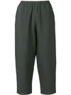 Apuntob Cropped Trousers In Grey