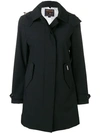 Woolrich Hooded Fitted Style Jacket In Black