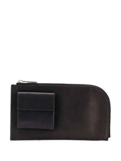 Rick Owens Pencil Pocket Wallet In Black