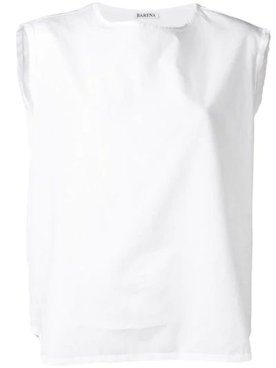 Barena Venezia Boxy Fit Vest In White