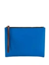 Marni Two Tone Clutch Bag In Blue