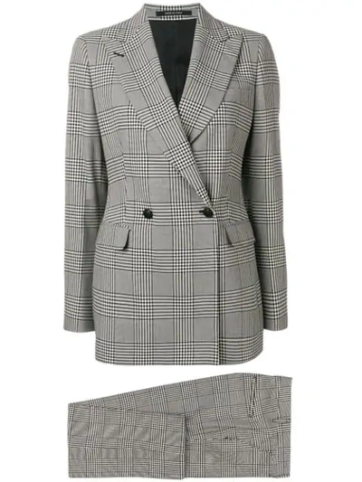 Tagliatore Plaid Two In Black