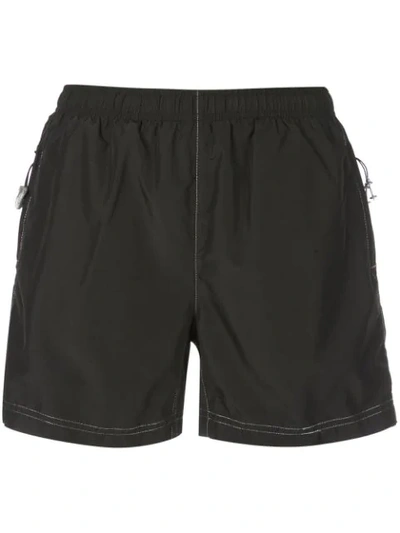 Adam Selman Sport Elasticated Waist Shorts In Black
