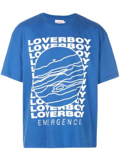 Charles Jeffrey Loverboy Cult Of Jupiter T-shirt In Blue