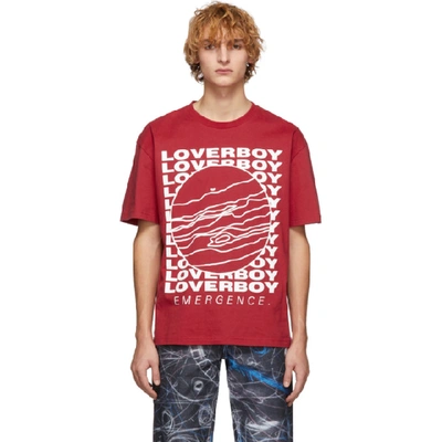 Charles Jeffrey Loverboy Cult Of Jupiter T-shirt In Red