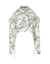 Alexander Wang Patterned Shirts & Blouses In Ivory
