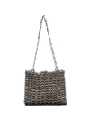 Rabanne Metallic Silver Iconic 1969 Chainmail Shoulder Bag In Grey