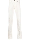 John Elliott The Cast 2 Sour Skittles Print Straight Jeans In White Multi