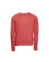 Emporio Armani Sweaters In Red