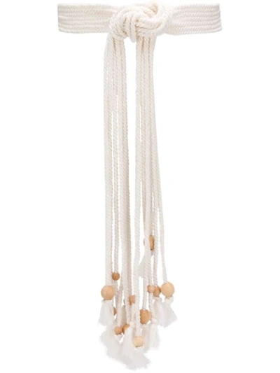 Philosophy Di Lorenzo Serafini String Tie Belt In White