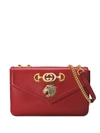 Gucci Rajah Medium Shoulder Bag In Red