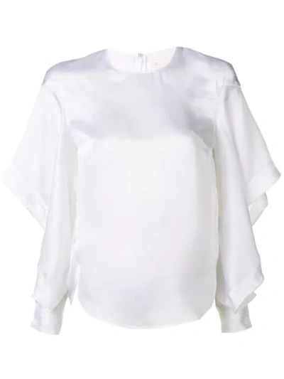 Genny Long Sleeved Top In White