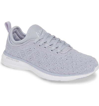 Apl Athletic Propulsion Labs Techloom Phantom Running Shoe In Faded Lavender/ White