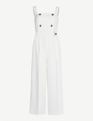 karen millen cream jumpsuit