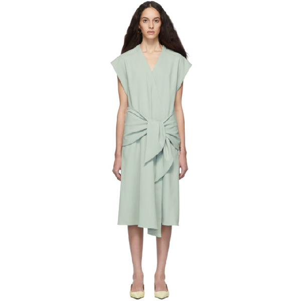 tibi wrap dress