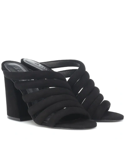 Mercedes Castillo Izzie 100 Black Suede Mules