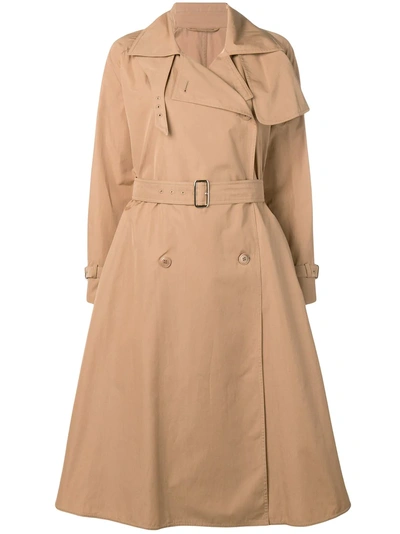 Max Mara Belted Trench Coat - Brown