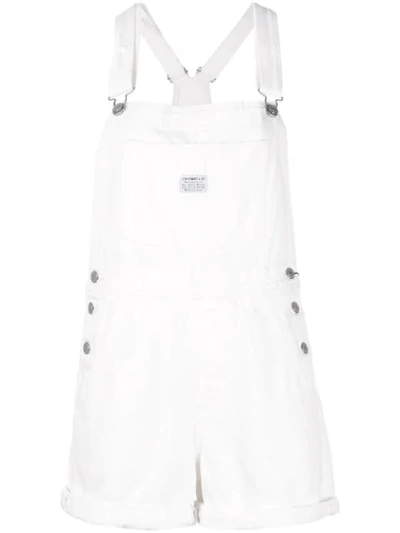 Levi's Vintage Dungaree Shorts In White
