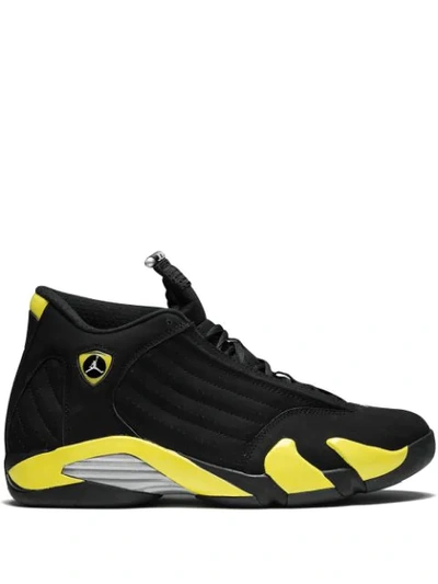 Jordan Air  14 Retro "thunder" Sneakers In Black