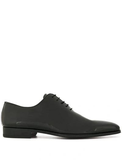 Magnanni Pointed Lace-up Shoes In Black