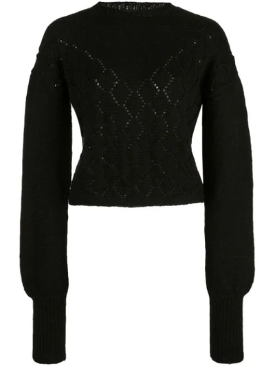 Voz Diamante Sweater In Black
