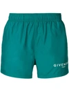 Givenchy Badeshorts Mit Logo In Green