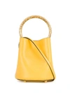 Marni Pannier Handbag In Yellow